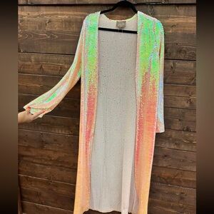 Sequin duster one of a kind southern fried chics